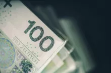 Pile of Polish Zloty Cash Money. Polish Currency Business and Financial Concept Photo. Zloty Banknotes.