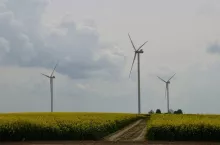 Wiatraki na polu