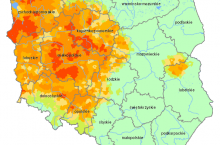Potencjalne zasięgi suszyRok: 2018; okres: 13 (21.VII - 20.IX) - Burak cukrowy