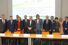 Uczestnicy spotkania - przedstawiciele MRiRW, KOWR, GPW, TGE, IRGiT