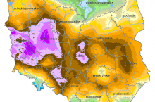 Klimatyczny Bilans Wodny (KBW)Rok: 2019; okres: 08 (1.VI - 31.VII)