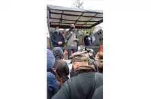 Władysław Kosiniak-Kamysz podczas protestu rolników w Warszawie 13.10.2020
