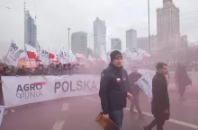 Protesty rolnicze - Warszawa - Agrounia 23-02-2022