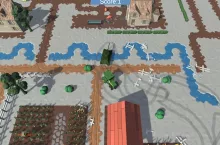 Kadr z gry Farmers Stealing Tanks, fot. pixelforest.itch.io
