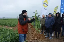 Dr hab. W. Szczepaniak podczas Akademii Rzepaku w Spytkówkach Fot. Katarzyna Szulc