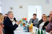 Spotkanie w Klubie Rolnika Świercze, fot. KPRM