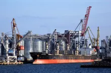 Port zboże statek