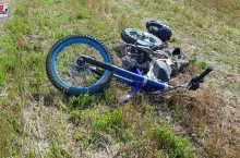 zabiele wypadek motocross