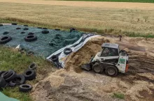 wieś bobcat kiszonka