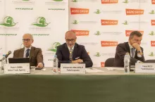 &lt;p&gt;Konferencja prasowa włoskich gości na targach Agro Show w Bednarach.&lt;/p&gt;