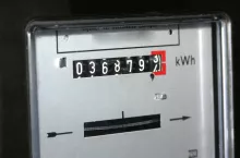 Electric meter in a house