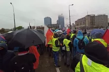 Warszawa - Protest rolników w Warszawie przeciwko przyjęciu ”Piątki dla zwierząt Kaczyńskiego” - 13.10.2020