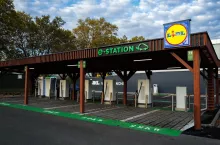 Stacja do ładowania samochodów elektrycznych Lidla (Lidl France)