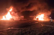 Pożar maszyn rolniczych