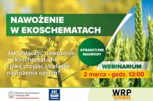 Nawożenie w Ekoschematac - 02.03.2023 zaproszenie na webinarium