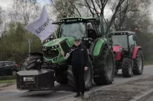 Protest rolników w Busku-Zdroju