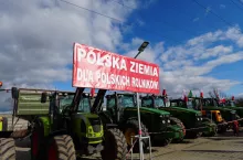 Protest Kółek Rolniczych w Szczecinie