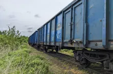 wagon pociąg zboże