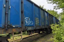 wagon pociąg zboże