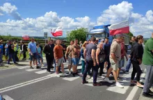 Protest rolników w Annopolu