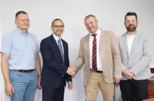 Od prawej: Daniel Śliński, Waldemar Plantowski, Piotr Augustyniak i Ireneusz Goździewski