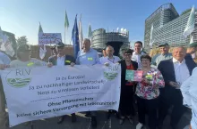 Protest rolników w Strasburgu