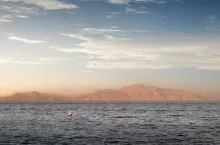 Coast of the island Tiran in red sea