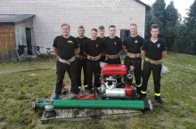 Od lewej: Krzysztof Krawczyk, Marcin Soroko, Dominik Małecki, Patryk Krawczyk, Błażej Łaski, Marcin Szmaj, Mikołaj Szlacheta