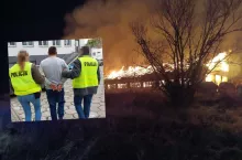 Za podpaleniem gospodarstwa stoi... czynny strażak z jednej z OSP.