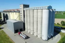 Silos zbożowy firmy Viterra w Werbkowicach