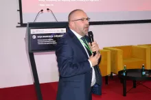 Bernard Mycielski, dyrektor ds. likwidacji szków rolnych Generali Agro podczas VIII Forum Rolnikó i Agrobiznesu.