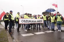 Protest rolników Oszukana Wieś