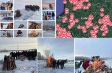 protesty rolników na Litwie