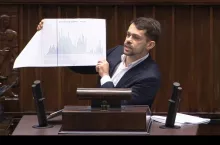 Michał Kołodziejczak, wiceminister rolnictwa podczas posiedzenia Sejmu