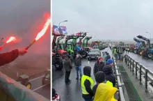Protest rolników w Lesznie
