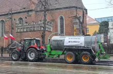 Protest rolników w Bydgoszczy