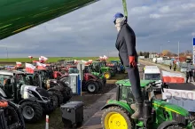 12 lutego: Protest na przejściu granicznym w Dołhobyczowie