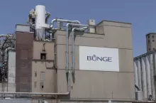 Danville - Circa June 2023: Bunge grain and soybean processing facility. Bunge buys and resells grains, oilseeds and softseeds from farmers.