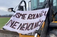 Protest polskich i czeskich rolników oraz myśliwych na przejściu granicznym Bílý Potok-Paczków