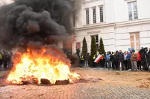 Protesty rolnikow w Bydgoszczy 9.02.2024