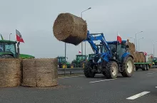 Protest rolników na S3