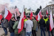 Protest rolników w Warszawie, fot. mw