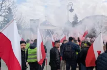 Protest rolników w Warszawie, fot. mw