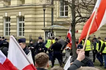 Protest rolników pod KPRM