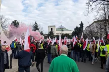 Protest rolników w Warszawie, fot. mw