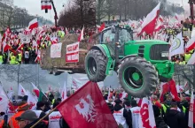 Protest rolników w Warszawie (6.03.2024)