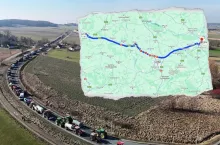 Rolnicy protestują w kilkudziesięciu miejscach. Blokada na A2 ma 100 km
