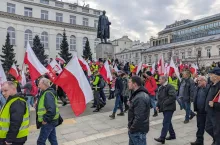 Protest rolników w Warszawie, fot. mw