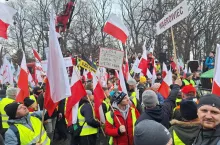 Protest rolników w Warszawie 6 marca