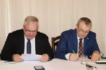 Od lewej Marek Czarnecki i Waldemar Plantowski